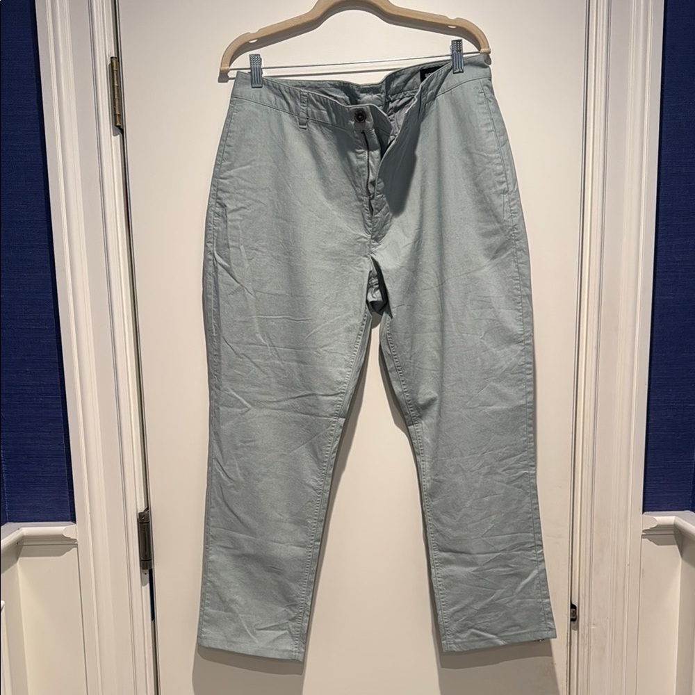 Men's Light Green Oxford Pants